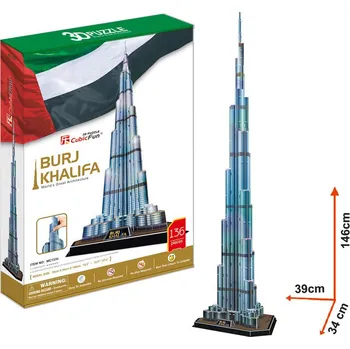 3D puzzle Hm Studio CubicFun Burj Khalifa