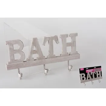 Věšák Věšák "BATH"-3xkolík 31x16cm