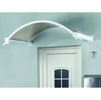 Stříška nad vchodové dveře Guttavordach stříška nad dveře NO bílá/bílá 1600 x 900 mm