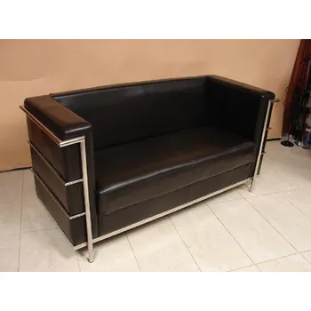 Pohovka Sofa "PU METAL BLACK" 150x63x75cm