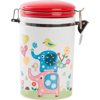 Dóza na potraviny Dóza "ELEPHANTS" na klip 12x10x12cm