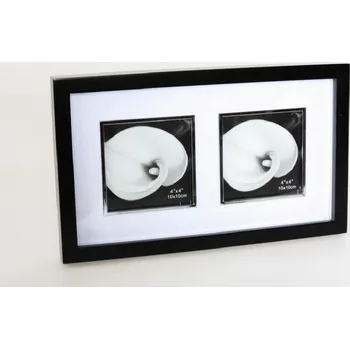 Rám na obraz Fotorámeček na 2f.10x10cm "BLACK&SILVER"