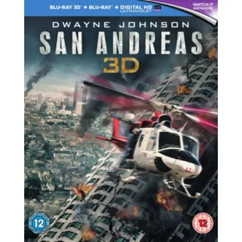 Blu-ray film Blu-ray San Andreas 2D+3D (2015) 2 disky