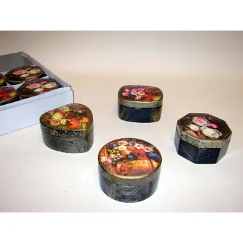 Dárková krabička PVC krabička "FLOWERS" 7cm/4dr.