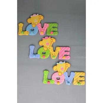 Věšák Věšák "LOVE BEAR" 4 kolíky 29x16/3dr.