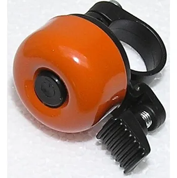 Zvonek na kolo Zvonek cink průměr 35mm oranžový