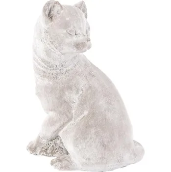 Soška "SITTING CAT-cement" 14x10x20cm
