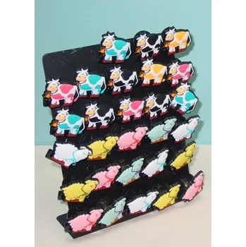 Dekorativní magnet Magnet klip "EWE LINE" 4.5x5x3cm/2dr/4b.