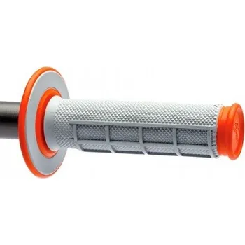 RENTHAL off-road gripy Dual-Waffle oranžovo - šedé