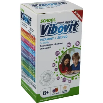 Recenze Vibovit 8+ School tbl. 30