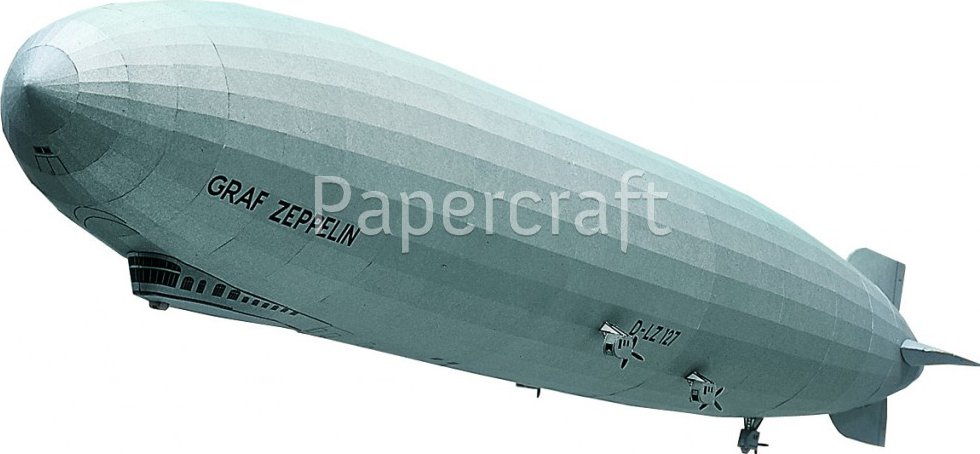 Papírový model - Vzducholoď Graf Zeppelin D-LZ 127 (557) - 107000240