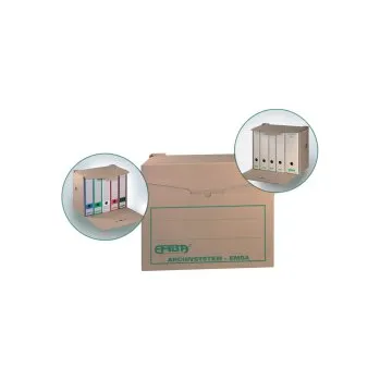 Archivační box Kontejner archivační Emba - přírodní hnědá