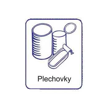 samolepka Samolepka plechovky 120x160 mm