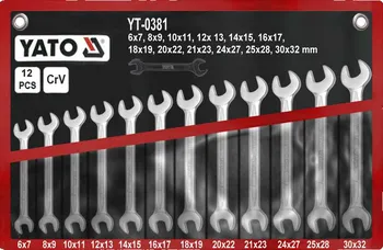 Klíč Yato CrV sada 12 kusů 6-32 mm