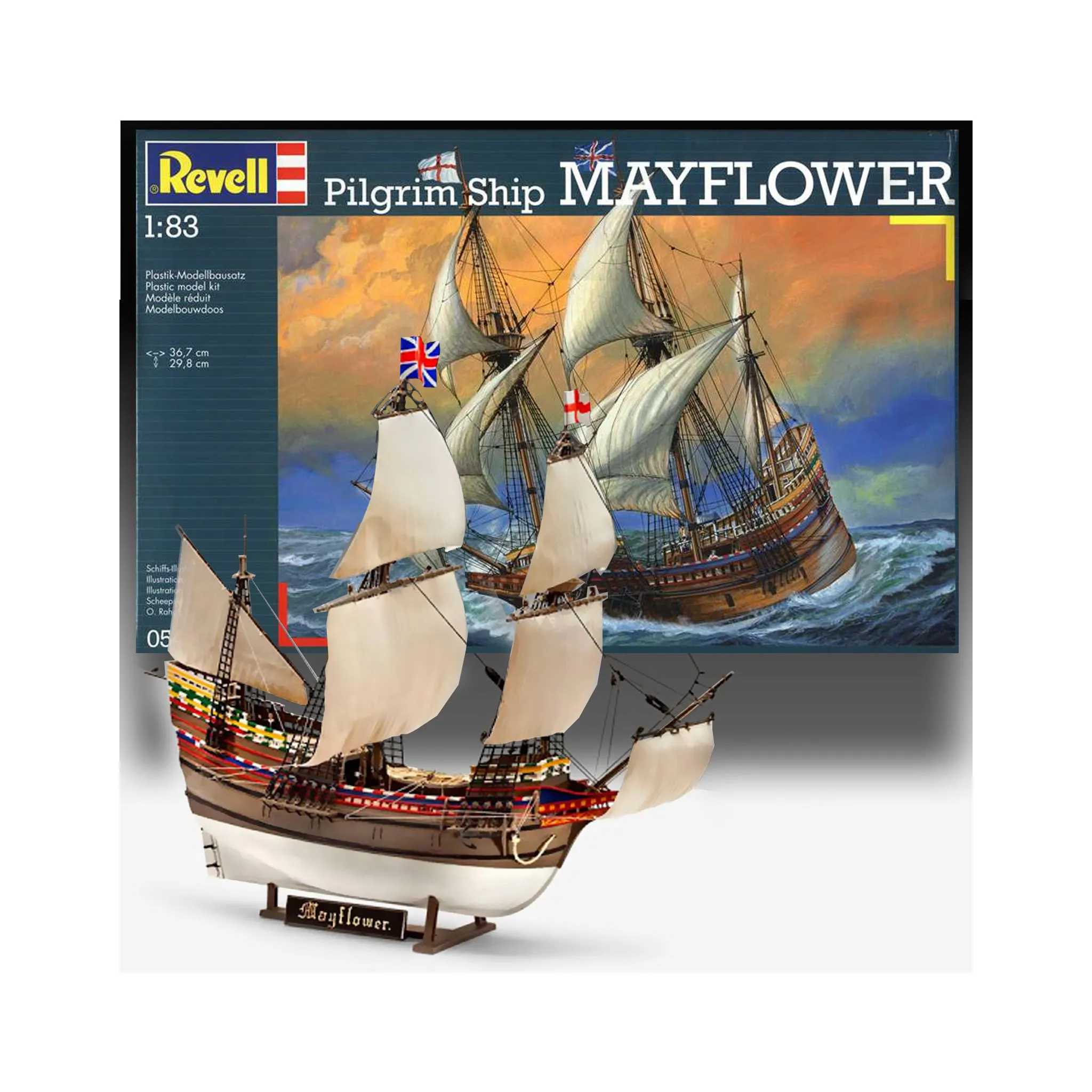 Fotografie 1 - Plastikový model Revell Mayflower 1:83