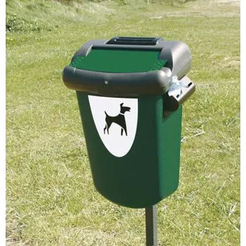 sáček na exkrement Koš na psí exkrementy RETRIEVER 35 l - se zásobníkem