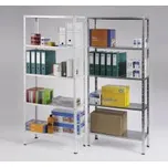 Univerzální policový regál 5 pol.- pozink - 50 kg/pol