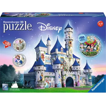 3D puzzle Ravensburger 3D Disney zámek 216 dílků