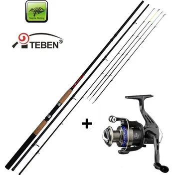 Rybářský prut Giants Fishing CLX Feeder TR 11ft Medium + naviják Teben LV300 zdarma!