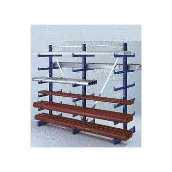 Dílenský regál Konzolový regál jednostranný - 5 stojanů