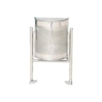 Odpadkový koš Odpadkový koš Inox - půlkulatý 30 l