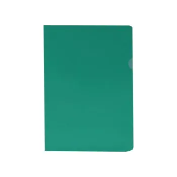 Zakládací obal A4 barevný - tvar L / zelená / 100 ks