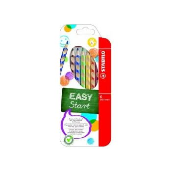 Kresba Trojhranné pastelky STABILO EASYcolors - 6 barev / pro praváky
