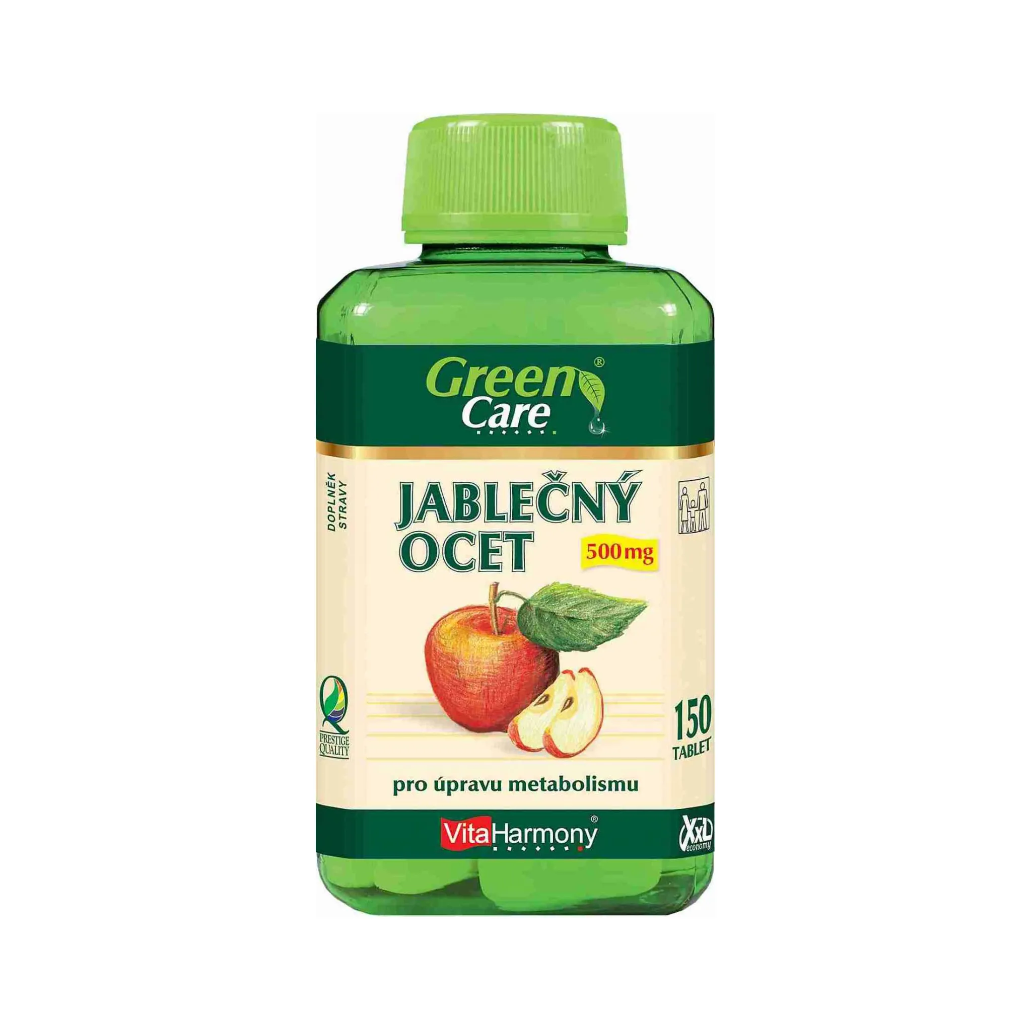 Fotografie 1 - Přírodní produkt VitaHarmony Jablečný ocet 500 mg 150 tbl.