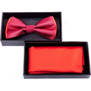 Motýlek Assante 90206 Červenočervený 