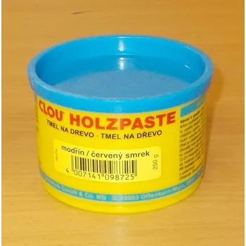 Průmyslové lepidlo Tmel na dřevo CLOU - barva modřín - 250 g