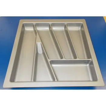 Příborník do zásuvky příborník 50 šikmý , š.metalíza, rozměr 430x430mm