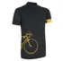 cyklistický dres Sensor Cyklo Tour černý