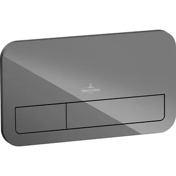 Splachovací tlačítko Viconnect M200 - ovládací tlačítko, sklo šedá 922400RA