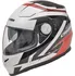 Helma na motorku Cassida Evo černá/bílá/červená