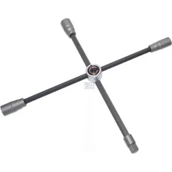 Klíč Křížový klíč BGS101456 na kola osobních automobilů 17 x 19 x 22 x 1/2" s kluzným (Klíč křížový na kola s kluzným kloubem)