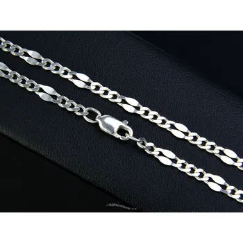 Řetízek Stříbro řetízek s očkama 42cm Ag 925/1000 cca 5.6g