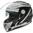 Helma na motorku Cassida Evo černá/bílá