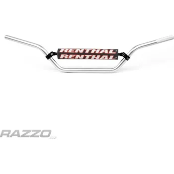 Řídítka Řídítka na motokros Renthal 838-01 Vintage High Stříbrná
