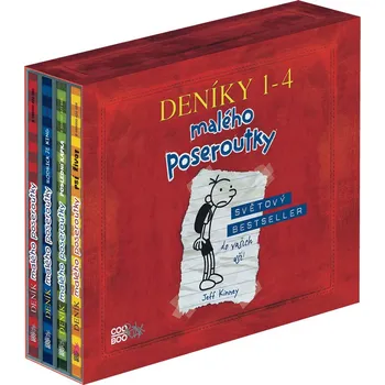 Deník malého poseroutky (Box 1-4) - Jeff Kinney (čte Václav Kopta) [4CD]