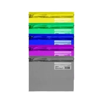 Kancelář desky Electra A5 se zipem, 5ks