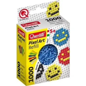 Quercetti Pixel Art kolíčky 1000 dílků, modré