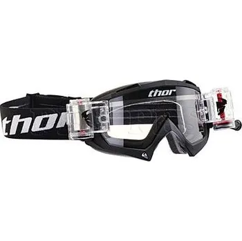 Motocyklové brýle Brýle Thor Bomber Roll-Off-černé