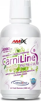 Spalovač tuku Amix CarniLine Pro Fitness + Bioperine 480 ml