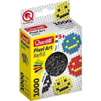 Quercetti Pixel Art kolíčky 1000 dílků, černé