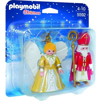 Stavebnice Playmobil Playmobil Christmas 5592 Mikuláš s andělem