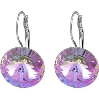 Náušnice Náušnice Rivoli se Swarovski Elements Vitrail Light 16 mm