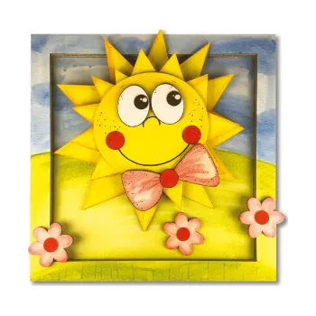 Velkoplošná dekorace Sluníčko - Léto