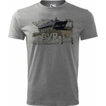 Pánské tričko STRIKER Tričko BVP Barva: Šedá, Velikost: XXL