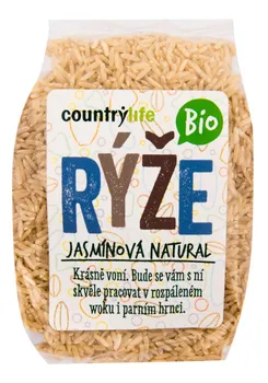 Rýže Country Life Natural jasmínová rýže Bio 500 g