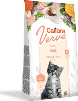 Krmivo pro kočku Calibra Cat Verve Grain Free Kitten Chicken & Turkey 3,5 kg